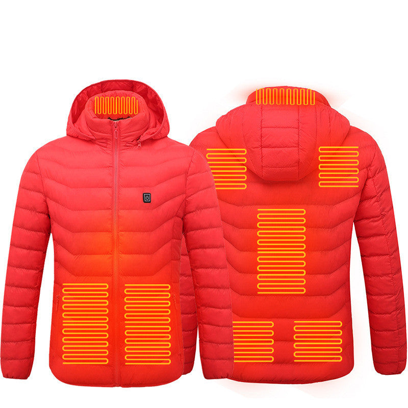 USB Heated Jacket – Thermal Winter Coat with Cotton & Electric Heating Vest