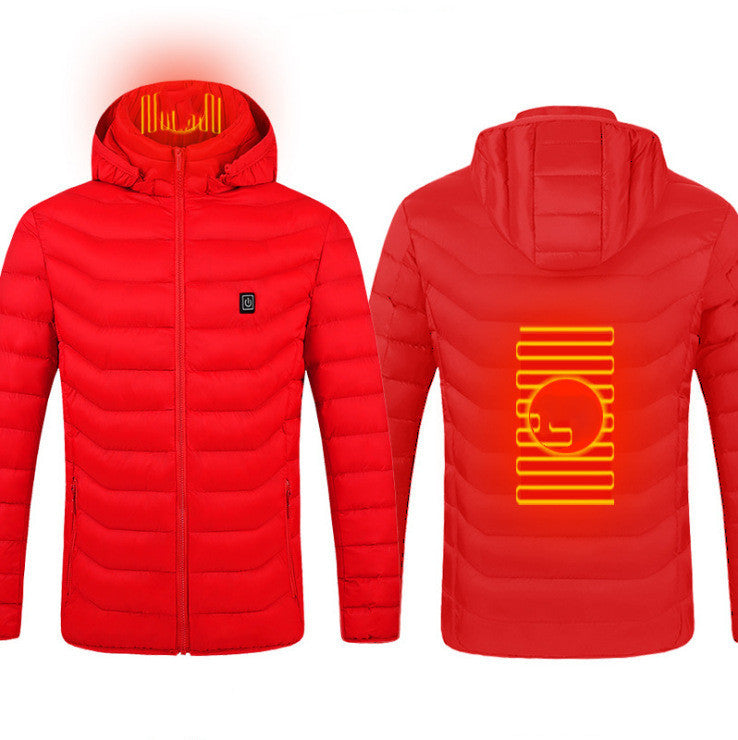 USB Heated Jacket – Thermal Winter Coat with Cotton & Electric Heating Vest