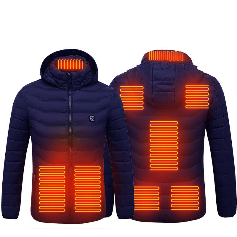 USB Heated Jacket – Thermal Winter Coat with Cotton & Electric Heating Vest